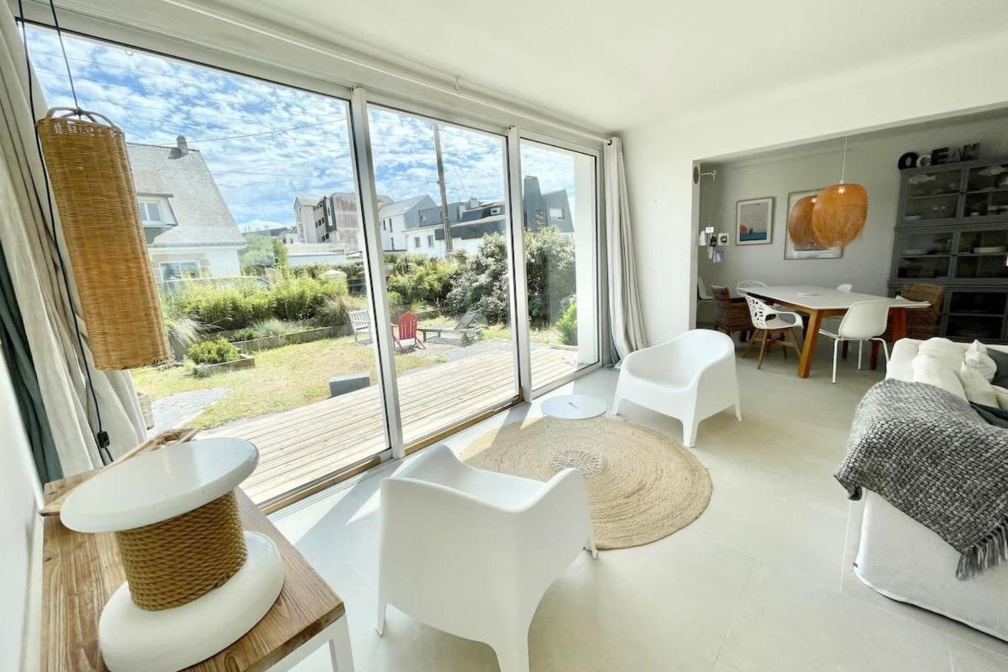 Maison Ultra Coconning Jardin Face Aux Plages Ploemeur Exterior photo