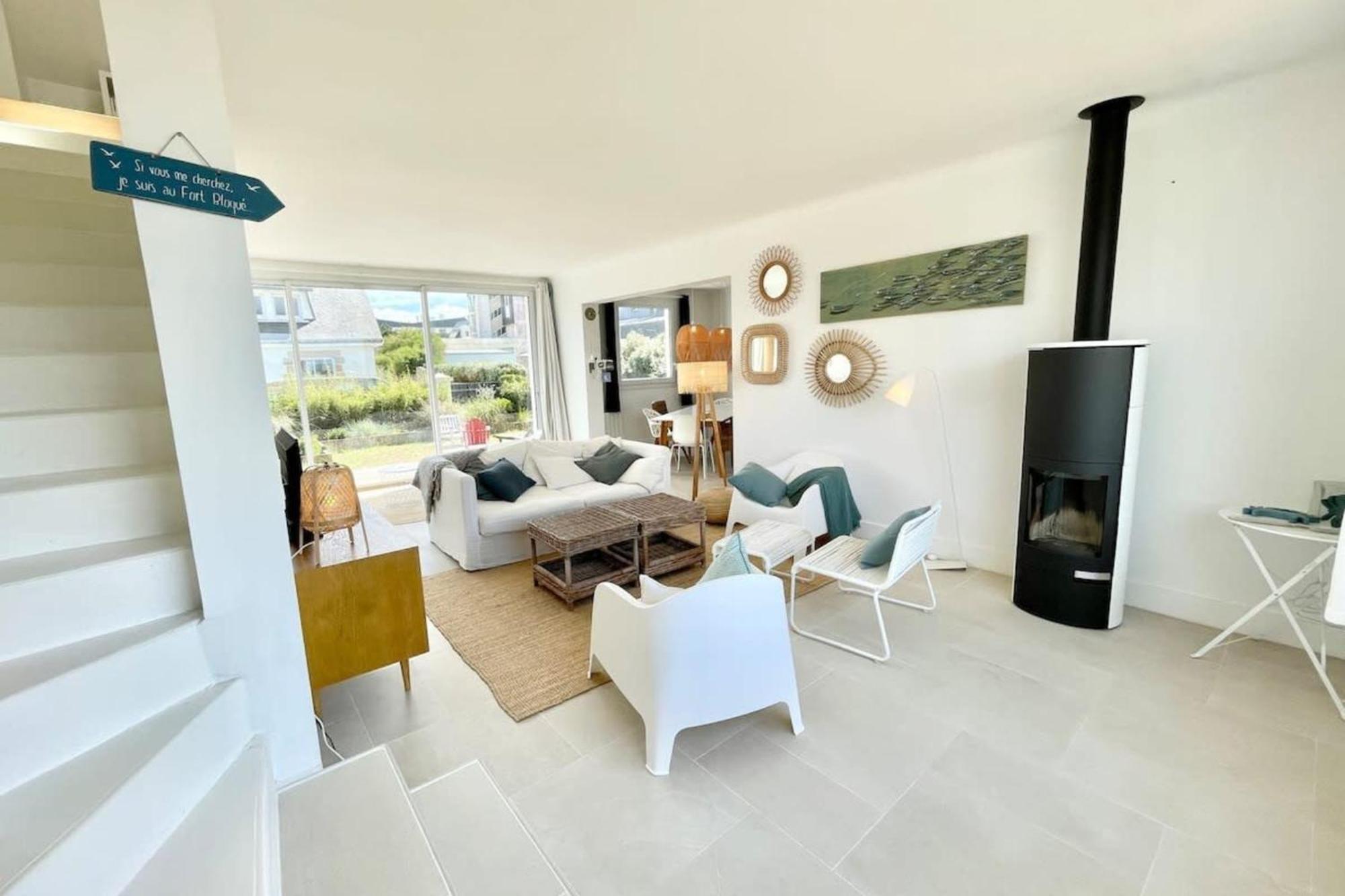 Maison Ultra Coconning Jardin Face Aux Plages Ploemeur Exterior photo